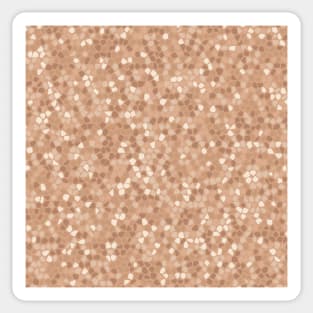 Rose Gold Shades Mosaic Pattern Sticker